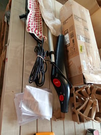 Parný čistič Vileda Steam Plus XXL so 40 cm hlavicou, podložkou PowerPad a 2 návlekmi z mikrovlákna, čierny, 0,4-litrová nádržka 2