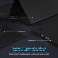 Samsung Galaxy Tab A9 Plus 11" háttérvilágítós billentyűzetes tok, érintőpaddal - spanyol kiosztás 2