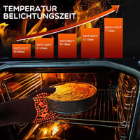 SOUTHGATE Hőálló Grillkesztyű 800°C - Csúszásmentes Szilikon Bevonatú BBQ Kesztyű (S/M) 5