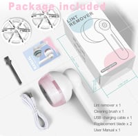 Elektromos Bolytalanító USB Töltéssel - 2 Pótfejjel Ruhákhoz, Pulóverekhez 7