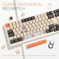 Rii Gaming RK909 Mechanikus Gaming Billentyűzet - Hármas Csatlakozás, RGB Háttérvilágítás, Cserélhető Gombok, Újratölthető Akkumulátor, PC/Lap 4