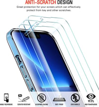 iPhone 13 Pro Átlátszó Tok Szett 3db Edzett Üveggel 3
