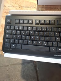 Bezdrôtová súprava klávesnice a myši CHERRY DW 3000, nemecké rozloženie QWERTZ, čierna, používaná 6