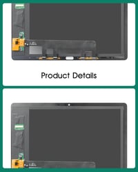 Huawei MediaPad M5 lite 10 LCD kijelző érintőpanellel, fekete - 2018-as modellhez 5