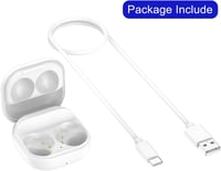 RuenTech Töltőtok Samsung Galaxy Buds 2 SM-R177 Fülhallgatóhoz - 450 mAh Kapacitás, LED Töltésjelző, PC és ABS Anyag, Cseredoboz 4