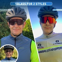 KAPVOE polarizált, fényre sötétedő kerékpáros szemüveg cserélhető lencsékkel, férfi és női MTB, országúti 2