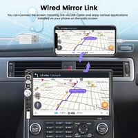 Hikity 1 DIN Autórádió 7" Érintőképernyővel - Vezetékes CarPlay, Android Auto, Bluetooth Kihangosító, Tolatókamera, FM Rádió 5