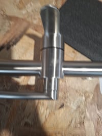 Baterie de bucătărie cu montare pe perete Hausharbor, rotativă la 360°, din oțel inoxidabil, monocomandă 3