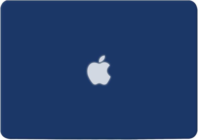 MacBook Air 13" (2010-2017) ultravékony védőtok + EU billentyűzetvédő, sötétkék - TECOOL