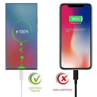 Rövid 20 cm-es NEWTOP USB-A - Micro USB töltőkábel 6
