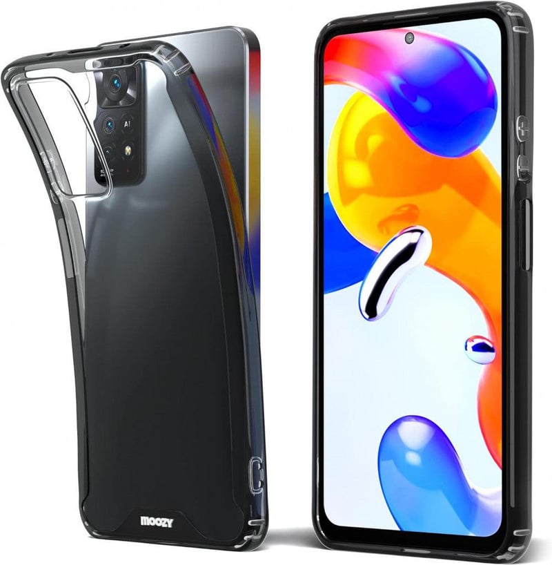Xiaomi Redmi Note 11/11S Védőtok - Átlátszó, Ütésálló Szilikon Hátlap