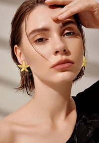 GUIZIYAO Arany Tengeri Csillag Fülbevaló Nőknek - Vintage Stílusú Strandékszer, Elegáns Bedugós Aranyozott Fülbevaló Lányoknak 3