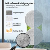 SUNSMAI S60-1A Mini Zöld Ablaktisztító Robot Kettős Permetezővel, 3800Pa Erős Tapadás, Elektromos Automata Ablaktisztító Vízpermetező Funkci 7