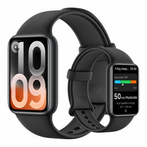 Xiaomi Smart Band 10 Pro Okosóra Fitness Tracker Fekete 1,74" AMOLED Kijelző GNSS 5ATM — USB töltőkábel nélkül (állapot: lásd a 2. képet)