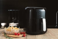 Linsar Forrólevegős Fritőz 5.5L - Érintőképernyős Airfryer Időzítővel és Melegen tartó Funkcióval - 1400W 4