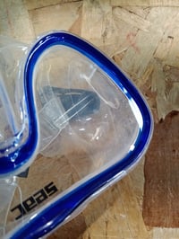 SEAC Salina búvármaszk felnőtteknek - snorkelinghez és búvárkodáshoz, férfiaknak és nőknek, kék-átlátszó, használt 2
