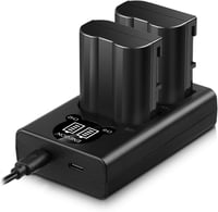 Nikon EN-EL15 akkumulátor szett és USB töltő D7100, D750, D7000 kamerákhoz 1