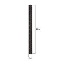Cyleibe Alumínium Háromszög Vonalzó - 30 cm Építészeti Mérőeszköz 6 Méretaránnyal (1:20-1:125) - Lézergravírozott Fekete Műszaki Vonalzó Mér 4