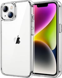 iPhone 14 Ütésálló Átlátszó Szilikon Tok - Vezeték Nélküli Töltés Kompatibilis 1