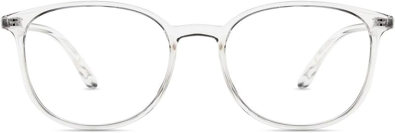 Firmoo Olvasószemüveg Kék Fény Szűrővel - Unisex TR90 Négyzetes Keret, Átlátszó, Szemfáradtság Elleni Védelem, UV Blokkoló, Számítógépes Sze