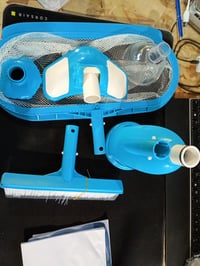 Intex Deluxe Pool Maintenance Kit 28003 medence tisztító készlet 5 részes — padló porszívó fej hiányzik (állapot: lásd a 2. képet) 2