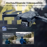 CHUBORY X10 PRO GPS Drón 4K UHD Kamerával, 90 Perc Repülési Idő, 1000m Hatótáv, Automatikus Visszatérés, Követő Mód, Kefe Nélküli Motor 3