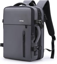 HOMIEE 40L Lopásbiztos Vízálló Üzleti Laptop Hátizsák, Bővíthető Kézipoggyász 1
