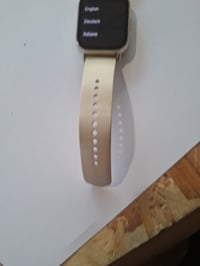 Inteligentné hodinky Xiaomi Redmi Watch 5 Lite v zlatej farbe, moderný silikónový remienok — chýba nabíjačka, remienok je zažltnutý (stav: pozri 2. obrázok) 3