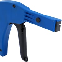 KATSU Tools Kábelkötegelő Pisztoly - Professzionális Nylon Kábelkötöző Feszítő és Vágó Eszköz, Állítható Feszességgel, 2,4-4,8 mm, Kék (4175 7