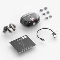 SoundPEATS Capsule3 Pro Hi-Res Bluetooth Fülhallgató, LDAC, Hibrid Aktív Zajszűrés, 6 Mikrofon, 52 Órás Üzemidő, Átlátszó Fekete 8