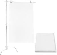 Selens 1x1,7m Fehér Nylon Selyem Diffúziós Fényterelő Szövet Fotó Stúdió Softbox Világításhoz - Esküvői, Portré és Termékfotózáshoz 1