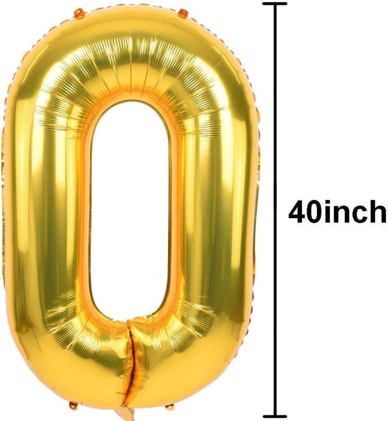 Óriás 102 cm-es arany '8'-as szülinapi fólia lufi