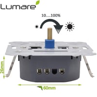 Lumare LED Süllyeszthető Spot, Dimmelhető, Meleg Fény, IP44 4