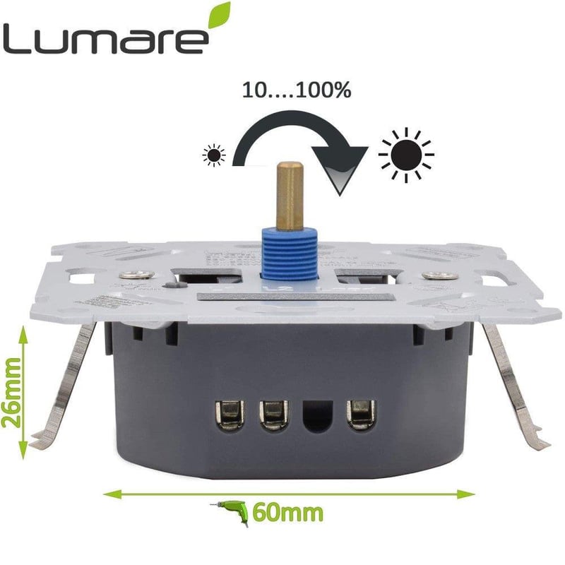 Lumare LED Süllyeszthető Spot, Dimmelhető, Meleg Fény, IP44