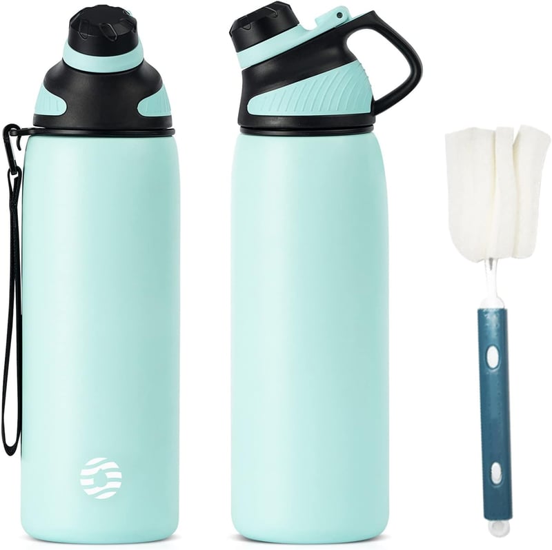 Fjbottle mágneses zárású rozsdamentes acél kulacs 400-1000ml - BPA-mentes, szénsavas italokhoz