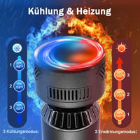 Emicool 2-in-1 Masszázspisztoly Meleg-Hideg Funkcióval, Hosszabbított Nyéllel - Izomfájdalom Enyhítő, 5 Sebességes, Hordozható Mély Szöveti  3