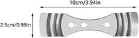Set 12 suporturi fitil din inox - Pentru făcut lumânări acasă 2