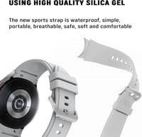 Samsung Galaxy Watch 6/5/4 Classic kompatibilis szilikon cserepánt 6