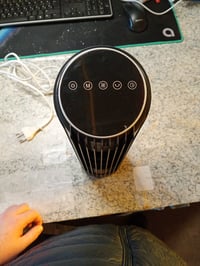 Ventilator turn PNTCK cu telecomandă, 33 cm, 4 moduri, 4 viteze, oscilație 70°, de masă — fără telecomandă (stare: vezi a 2-a poză) 3