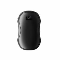 Încălzitor de mâini magnetic N26 2 în 1 cu afișaj LCD, încărcare USB, portabil, pentru iarnă, negru, utilizat, 1 buc. 2