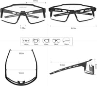 KAPVOE Fotokróm Kerékpáros Napszemüveg TR90 Kerettel Unisex 6