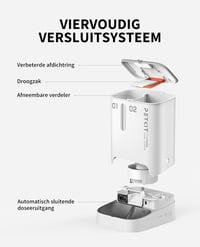 PETKIT 5L automata kamerarendszerű macska etető, kutyáknak is - 2 tálcás, HD kamerás, AI követéssel 6