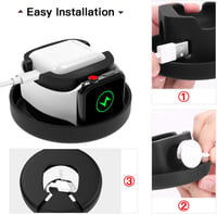 MoKo utazótáska Apple Watch és AirPods töltőállomáshoz - Space Gray 3