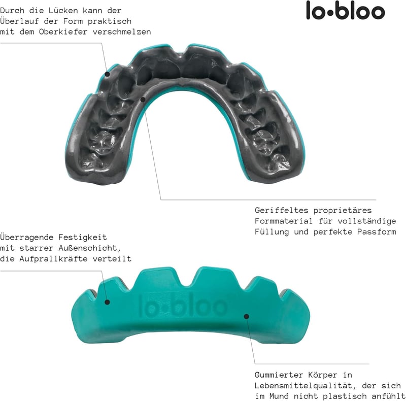 Lobloo PRO-FIT Nagy Méretű Lila Profi Fogvédő MMA, Box, Jégkorong és Amerikai Foci Sportokhoz