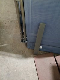 Șezlong pliant Lafuma MOBILIER R Clip Zero Gravity — defect, funcționează parțial: cotieră ruptă (stare: vezi fotografia nr. 2) 2