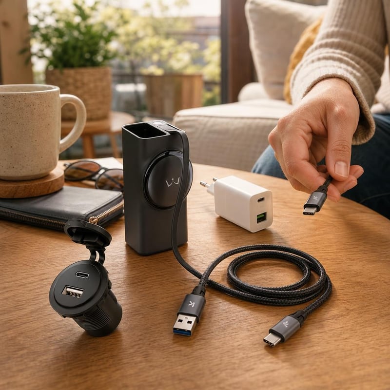 Töltőmentő útravaló: 10000 mAh power bank + 30 W USB-C töltő + 60 W autós töltő + 1 m USB-C kábel