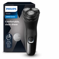 Aparat de ras electric pentru bărbați Philips Shaver Series 3000X X3001/00, negru, umed și uscat — fără cablu de încărcare USB (stare: vezi a 2-a imagine) 1