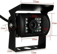 Baceyong 170°-os HD CCD Tolatókamera 18 LED-del, Teherautókhoz, 10m Kábellel 9