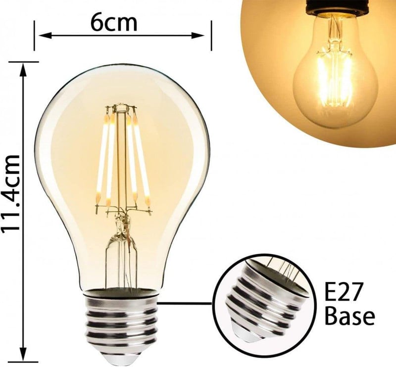 Philips E27 Meleg Fehér LED Izzó 3db, 450lm, 2700K