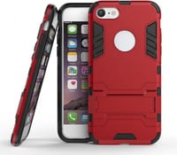 iPhone 7/8 Piros Ütésálló Védőtok Állvánnyal - SATURCASE 1